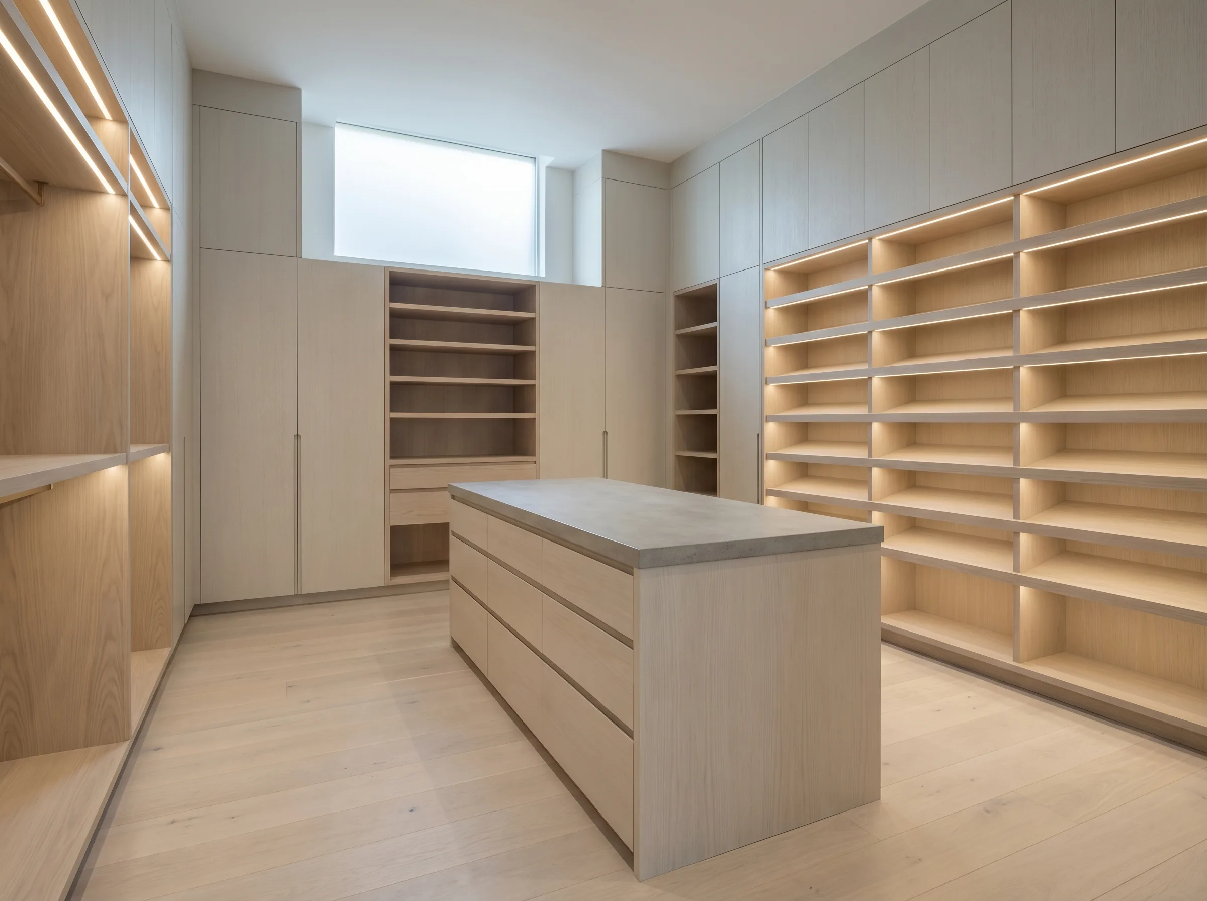 Bespoke walk-in wardrobe installation Weybridge Surrey